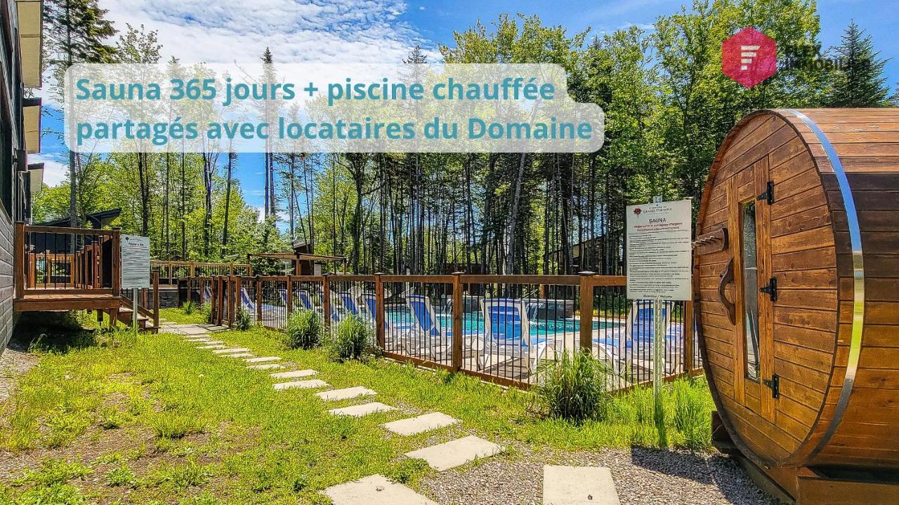 Le Bleu Bourgeois De Portneuf - Natural Elegance - Hot Tub, Sauna And Pool Pont-Rouge Kültér fotó